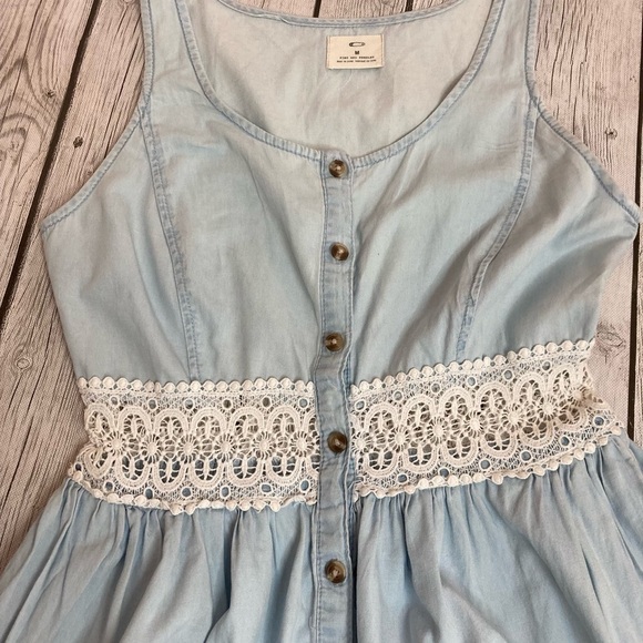 Pins & Needles denim dress with lace - Picture 6 of 11